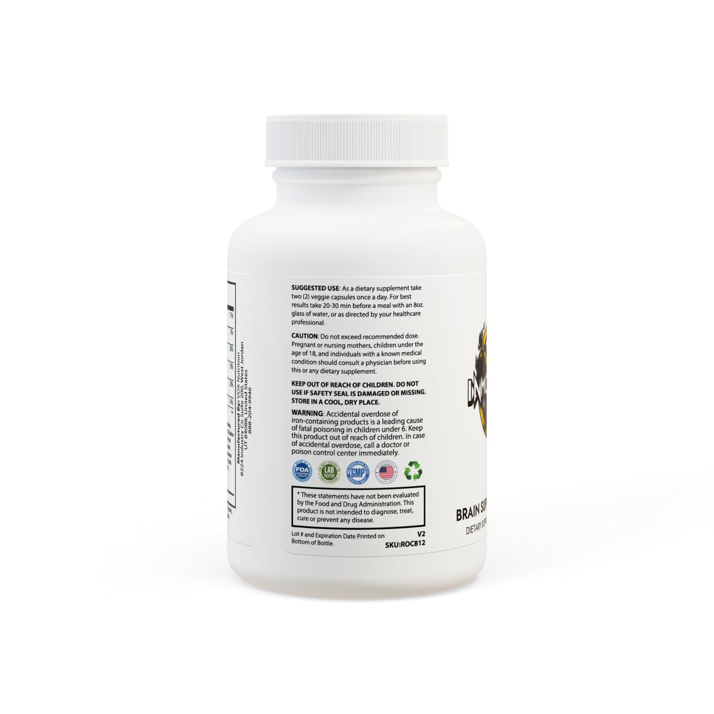 Brain Support Complex Supplement (60 Capsules)