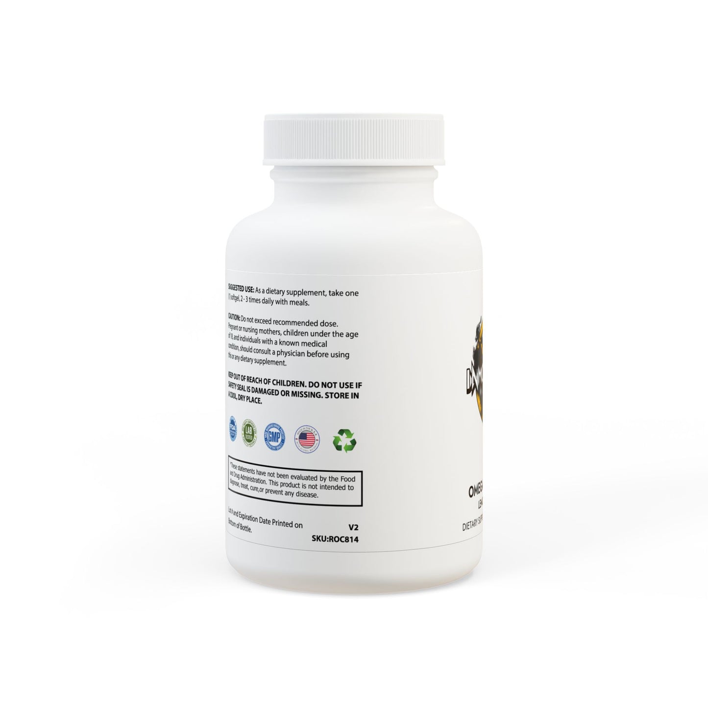 Omega 3 Fish Oil Supplement (60 Softgels)